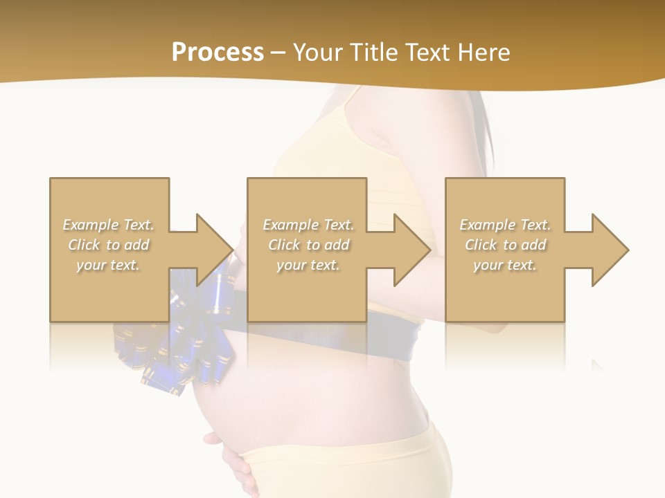 Gift Expecting Stomach PowerPoint Template