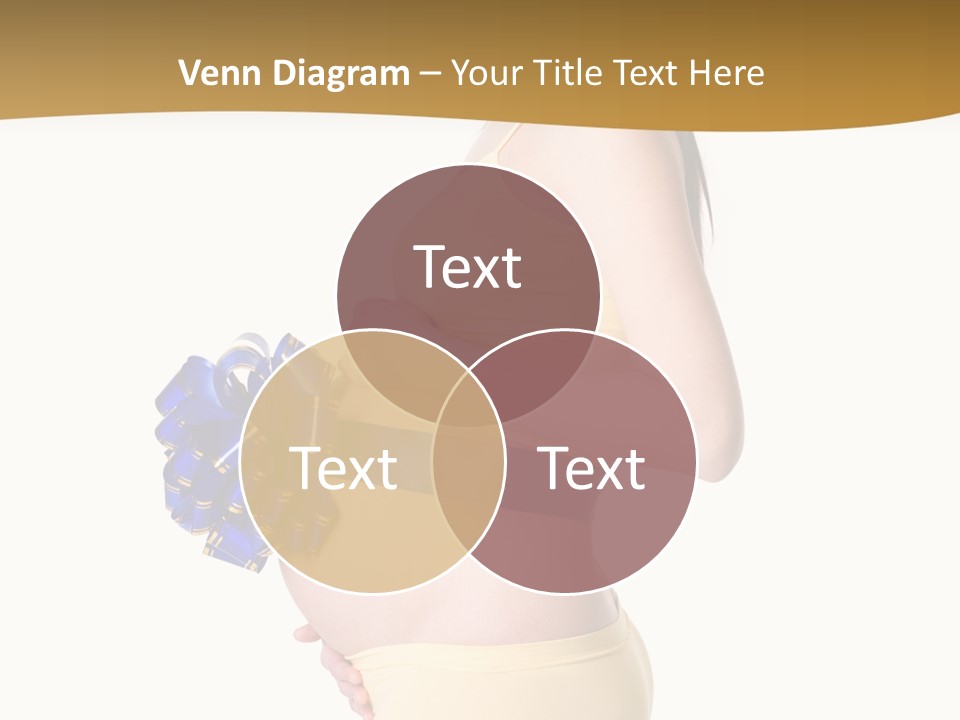 Gift Expecting Stomach PowerPoint Template