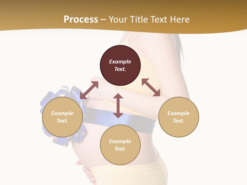 Gift Expecting Stomach PowerPoint Template