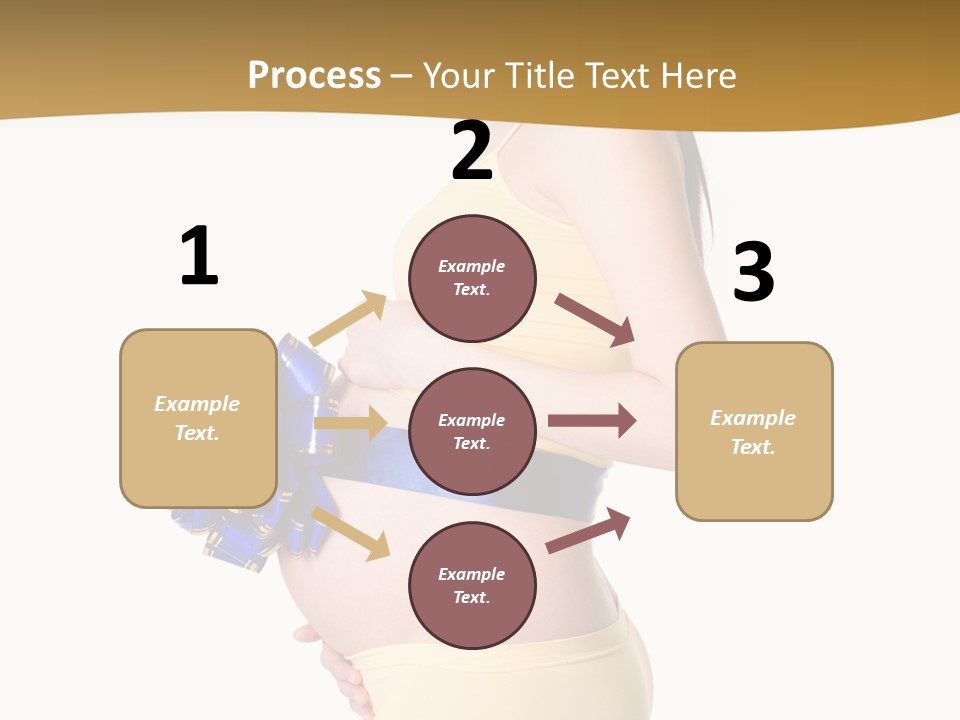 Gift Expecting Stomach PowerPoint Template