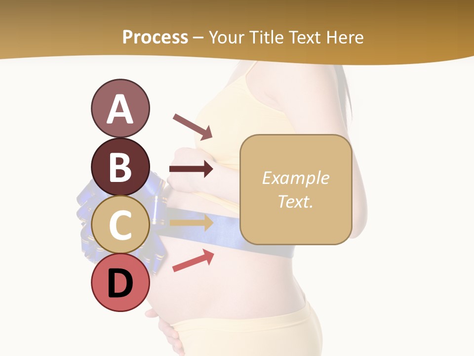 Gift Expecting Stomach PowerPoint Template