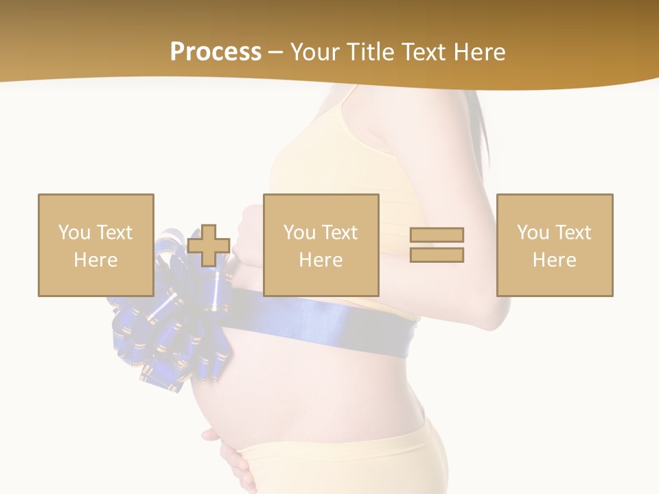 Gift Expecting Stomach PowerPoint Template