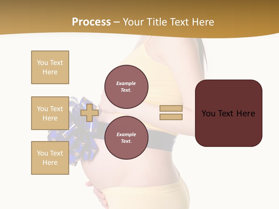 Gift Expecting Stomach PowerPoint Template