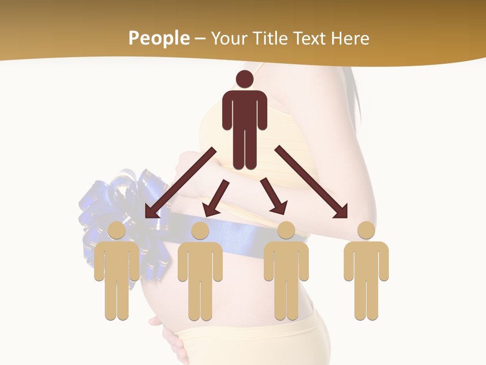 Gift Expecting Stomach PowerPoint Template