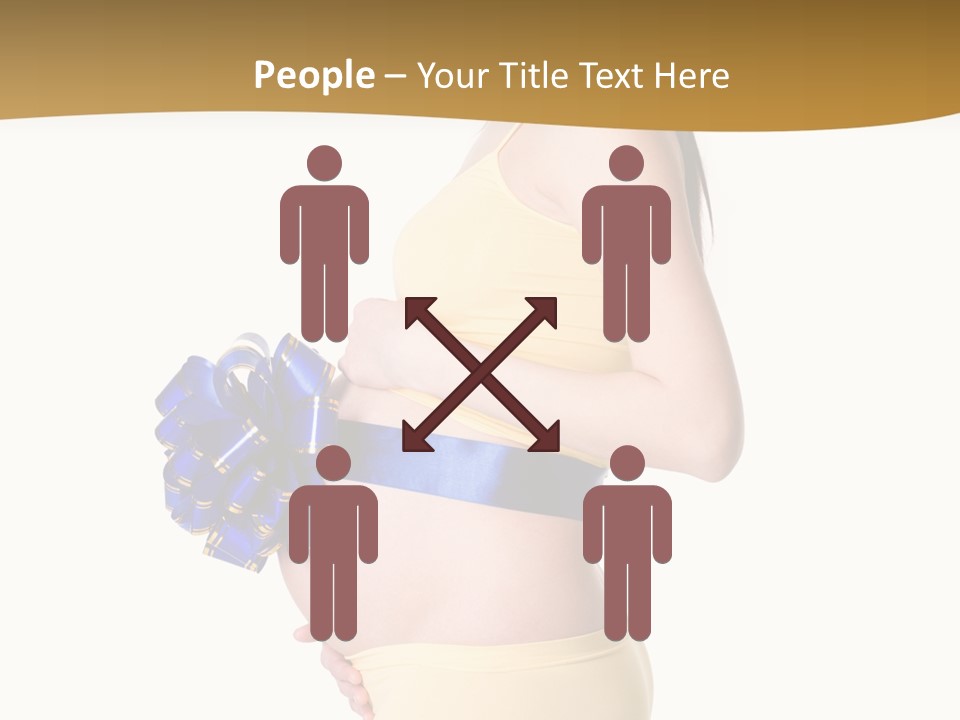 Gift Expecting Stomach PowerPoint Template