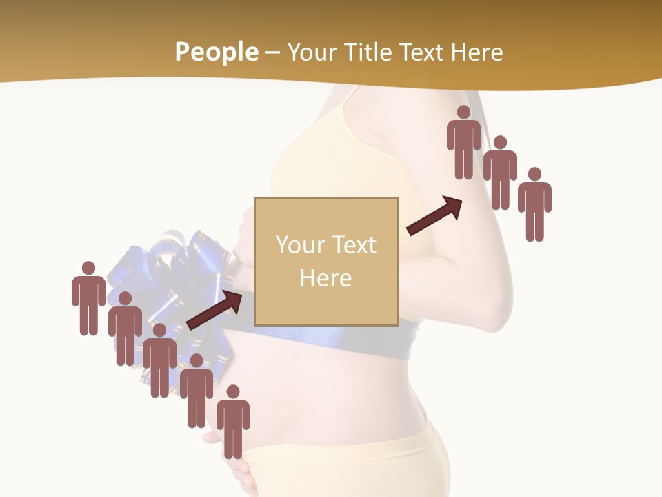 Gift Expecting Stomach PowerPoint Template