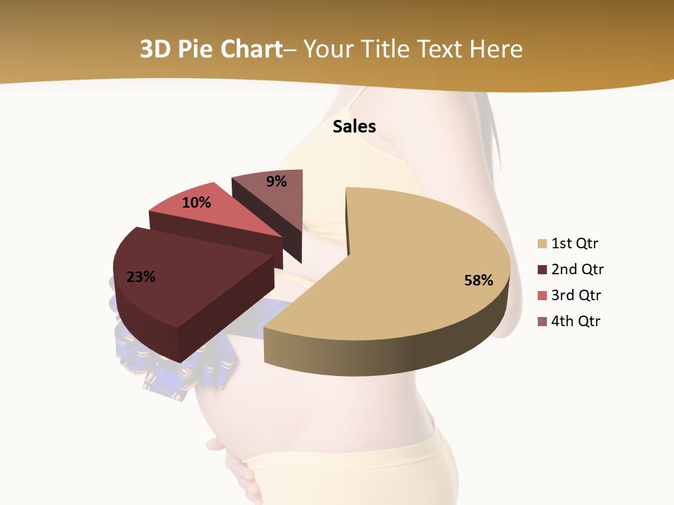 Gift Expecting Stomach PowerPoint Template