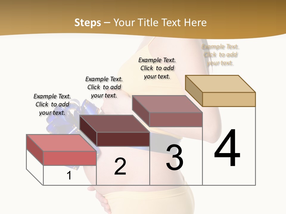 Gift Expecting Stomach PowerPoint Template