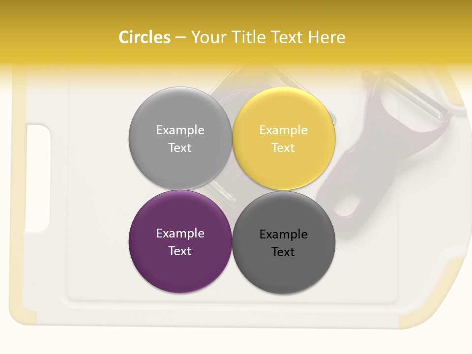 Cook Tool Isolated PowerPoint Template