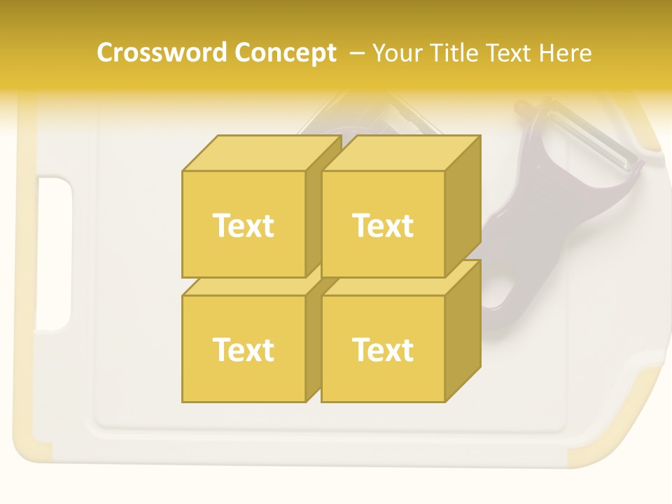 Cook Tool Isolated PowerPoint Template