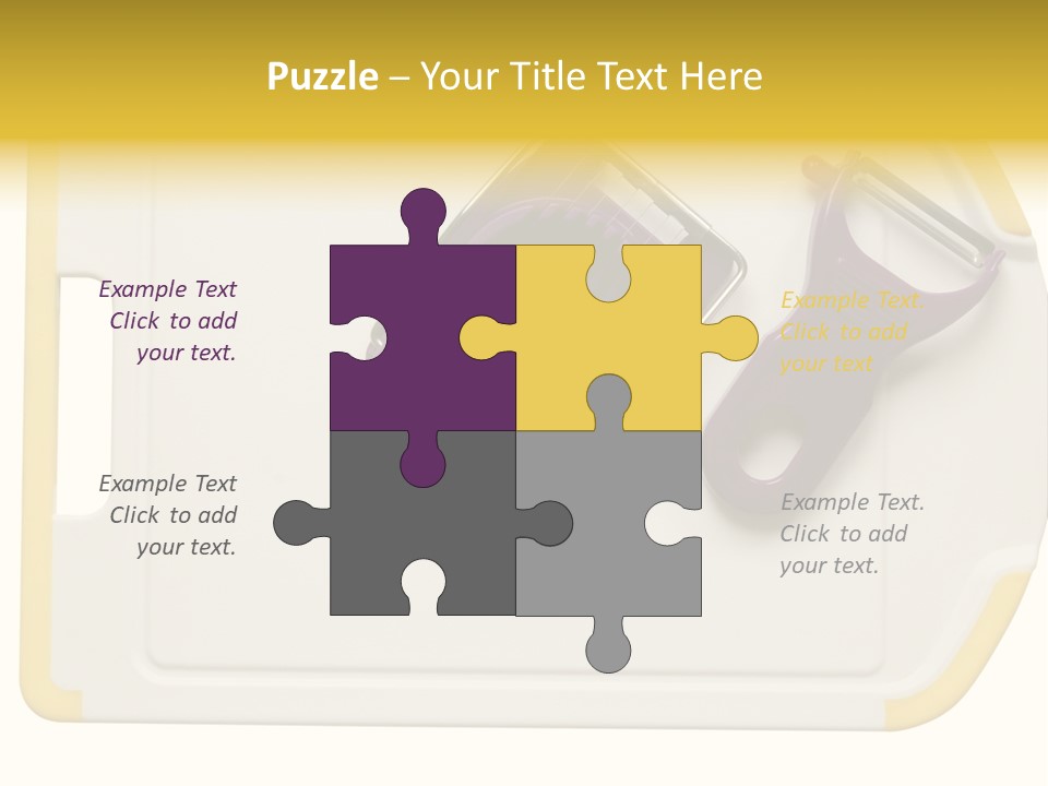 Cook Tool Isolated PowerPoint Template