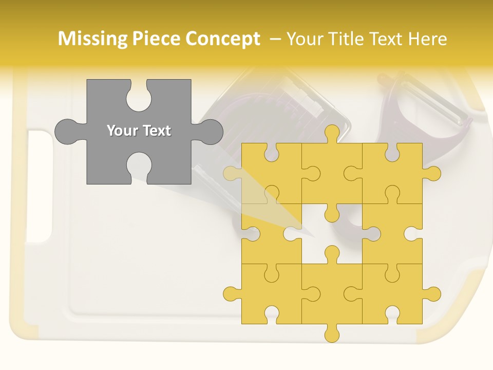 Cook Tool Isolated PowerPoint Template