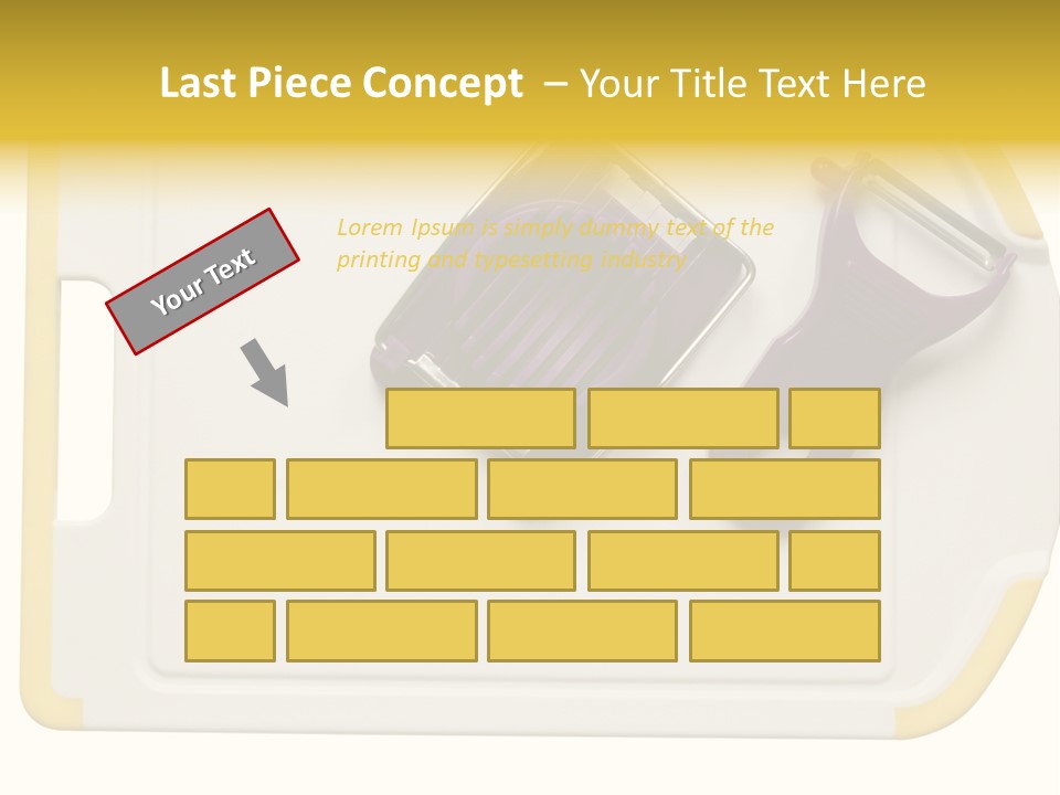 Cook Tool Isolated PowerPoint Template