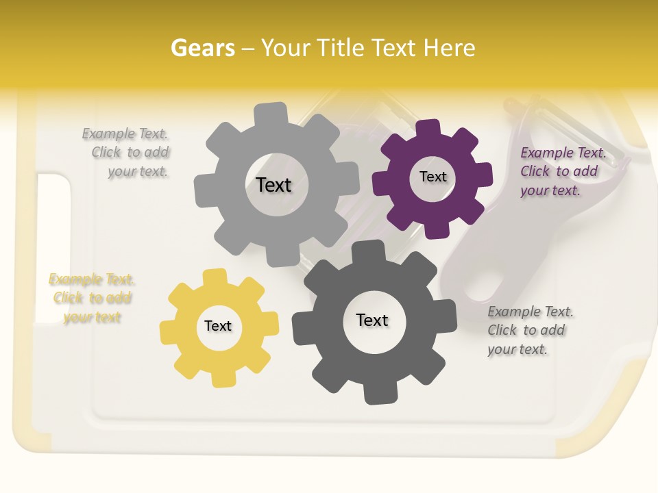 Cook Tool Isolated PowerPoint Template