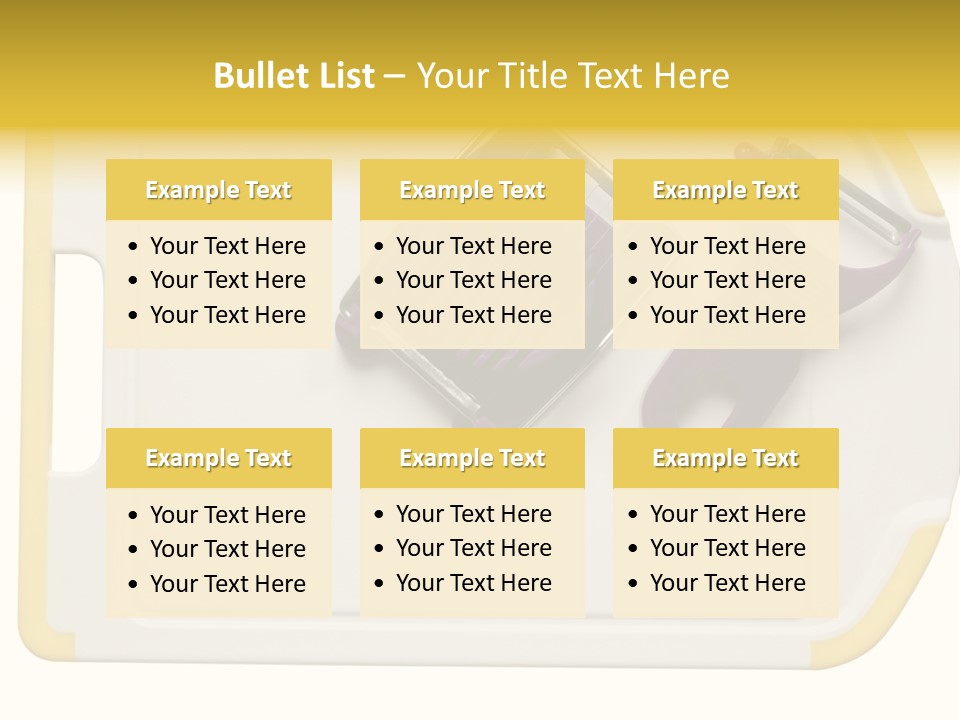 Cook Tool Isolated PowerPoint Template