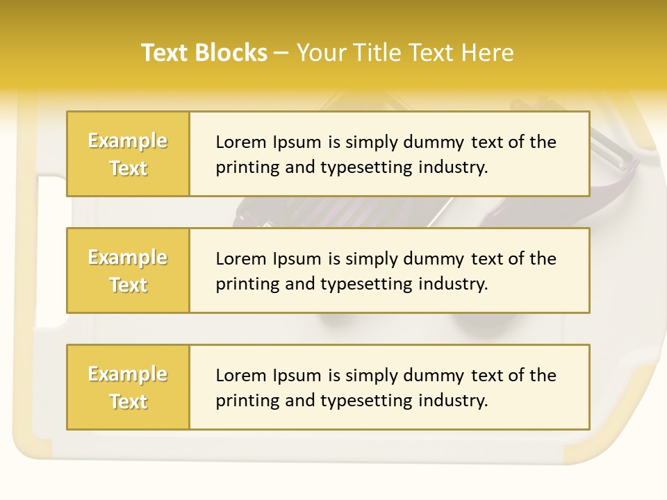 Cook Tool Isolated PowerPoint Template