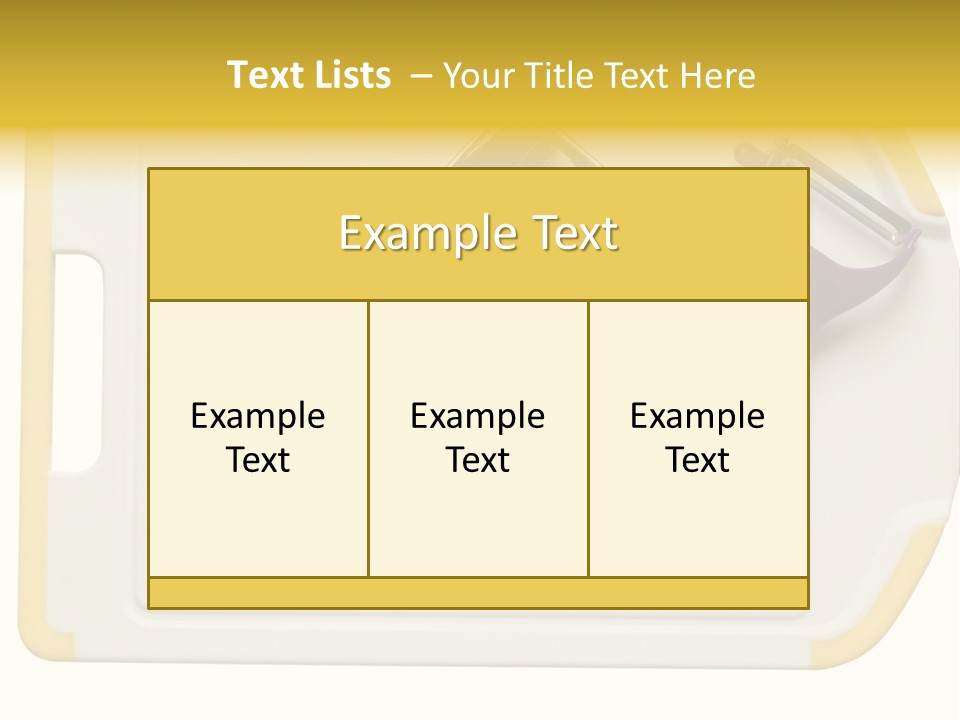 Cook Tool Isolated PowerPoint Template