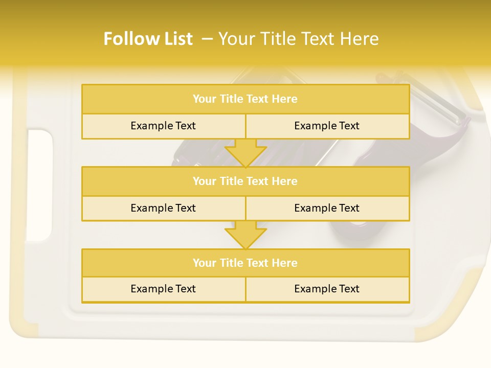 Cook Tool Isolated PowerPoint Template