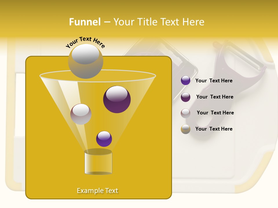 Cook Tool Isolated PowerPoint Template