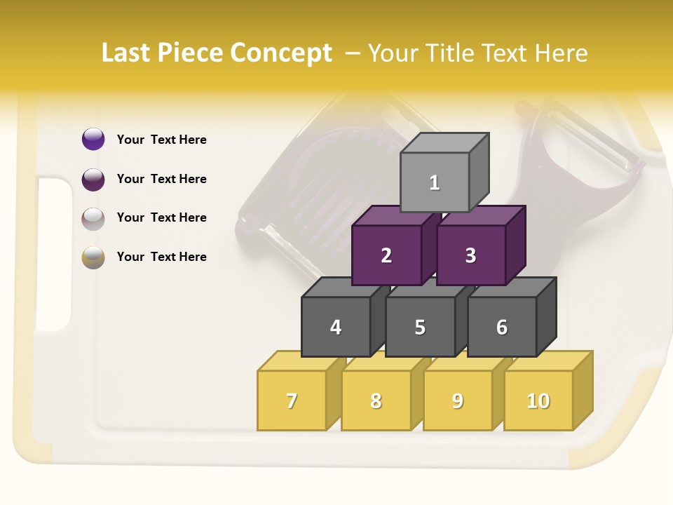 Cook Tool Isolated PowerPoint Template