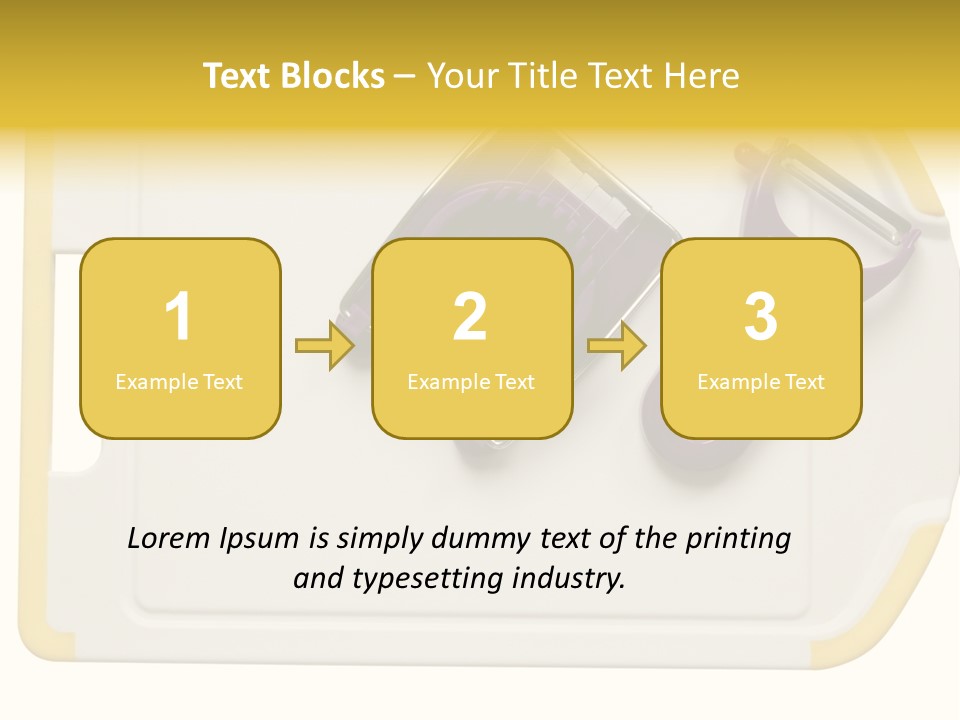 Cook Tool Isolated PowerPoint Template