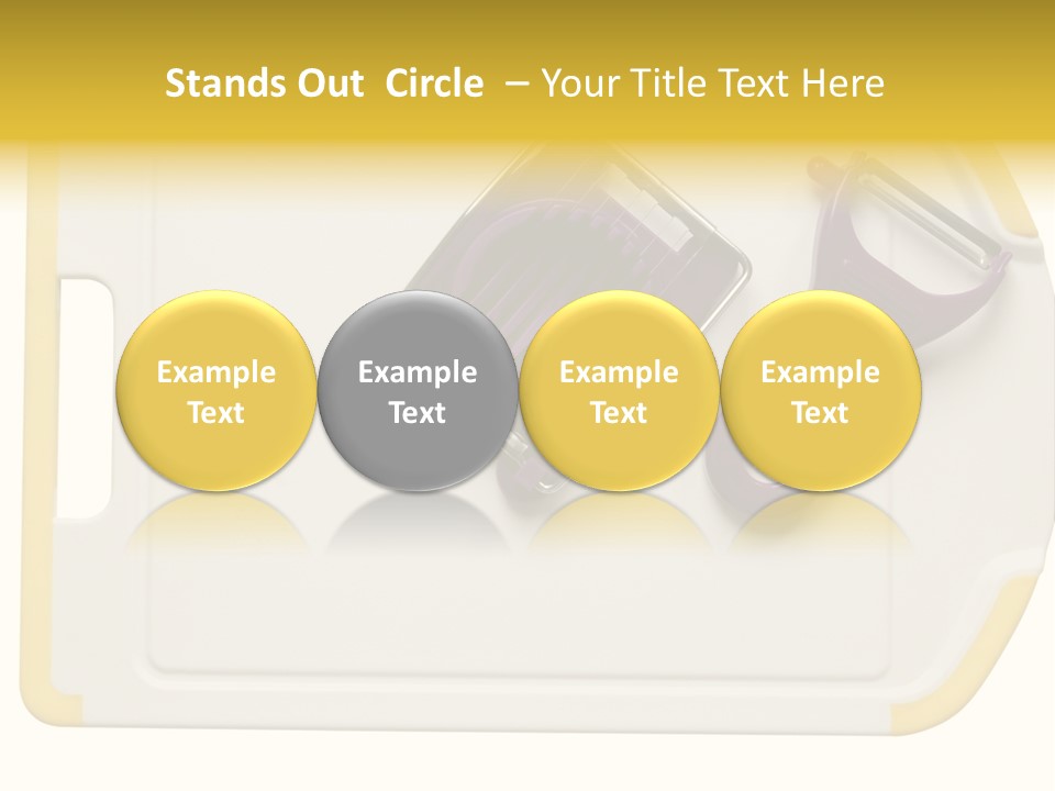 Cook Tool Isolated PowerPoint Template