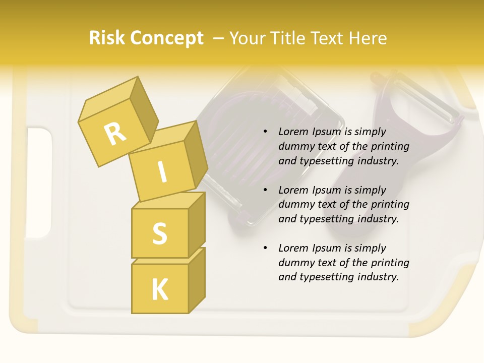 Cook Tool Isolated PowerPoint Template