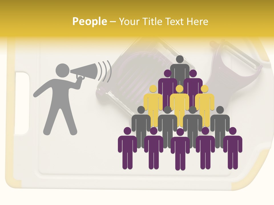 Cook Tool Isolated PowerPoint Template