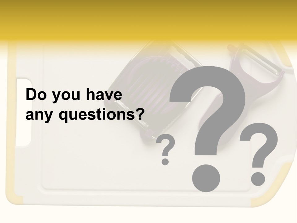 Cook Tool Isolated PowerPoint Template