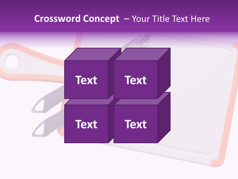 Pattern Slice White PowerPoint Template