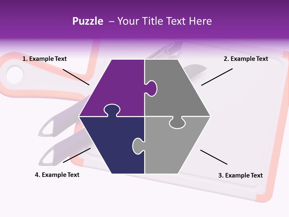 Pattern Slice White PowerPoint Template