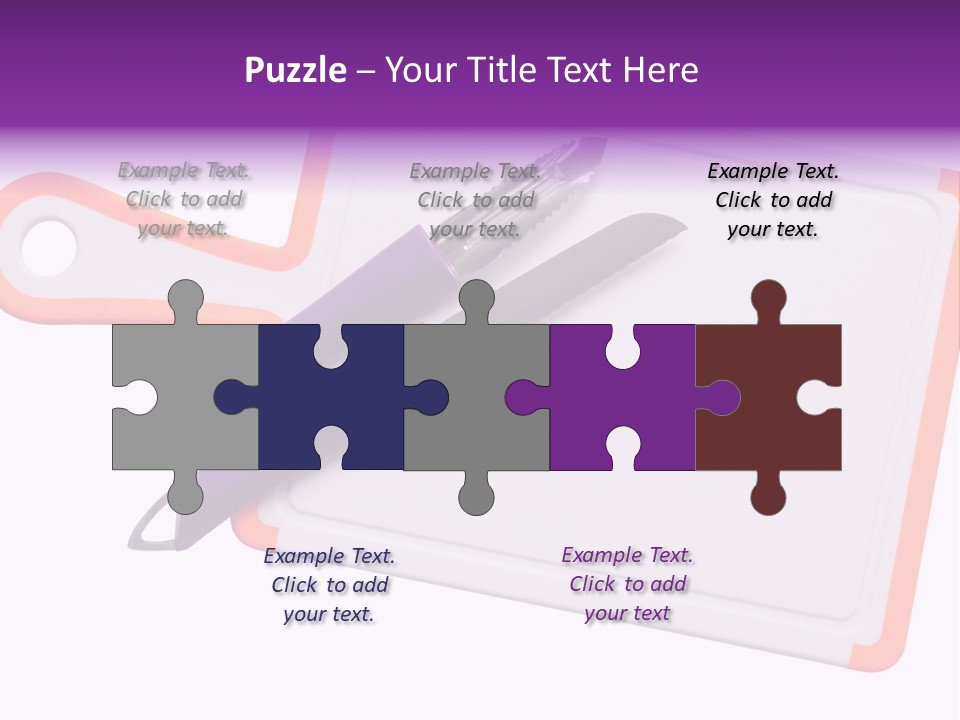 Pattern Slice White PowerPoint Template