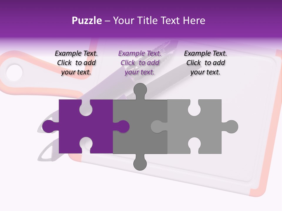 Pattern Slice White PowerPoint Template