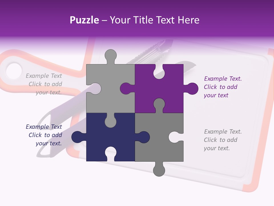 Pattern Slice White PowerPoint Template