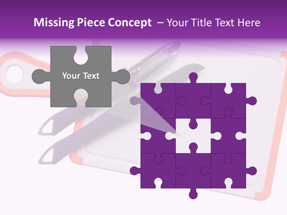 Pattern Slice White PowerPoint Template