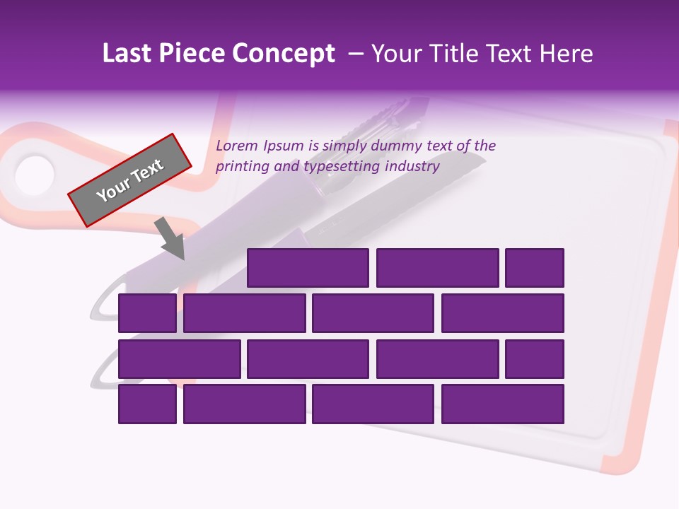 Pattern Slice White PowerPoint Template