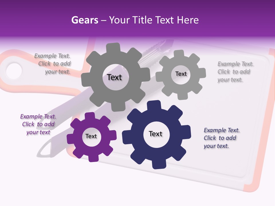 Pattern Slice White PowerPoint Template