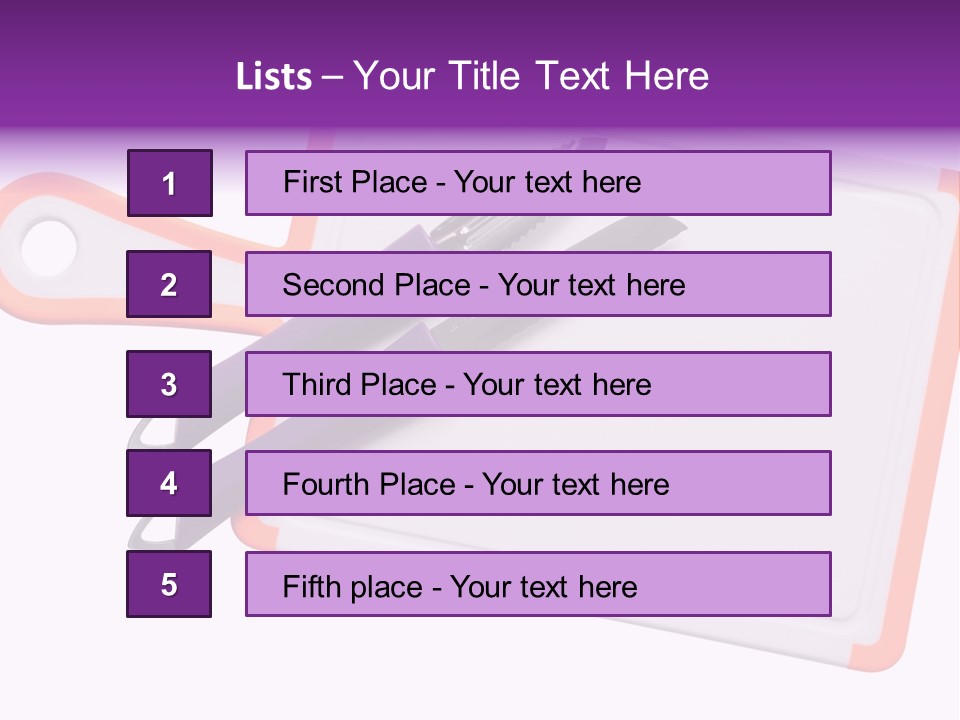 Pattern Slice White PowerPoint Template