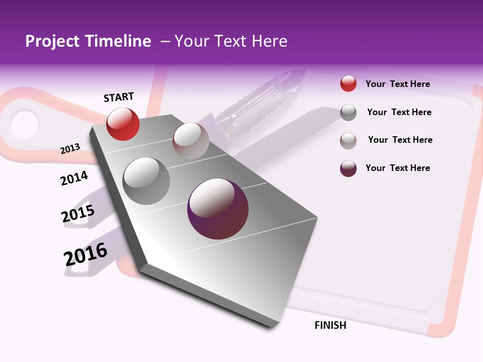 Pattern Slice White PowerPoint Template