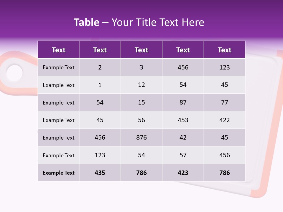 Pattern Slice White PowerPoint Template
