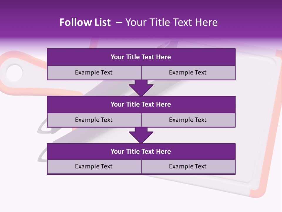 Pattern Slice White PowerPoint Template