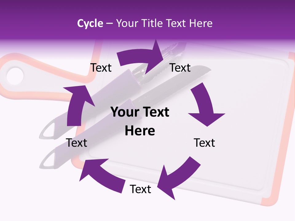 Pattern Slice White PowerPoint Template