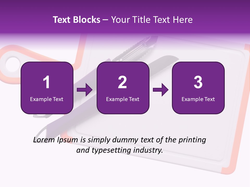 Pattern Slice White PowerPoint Template