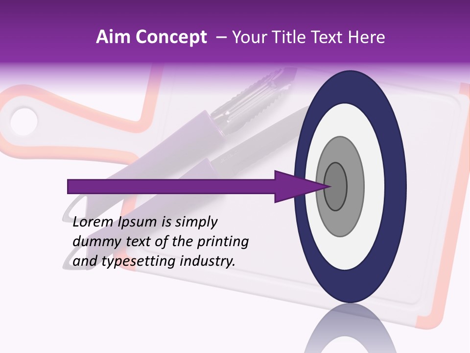 Pattern Slice White PowerPoint Template