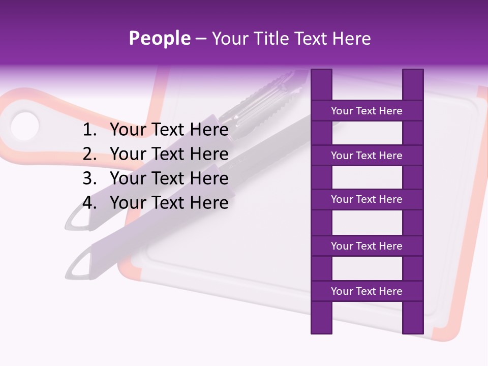 Pattern Slice White PowerPoint Template