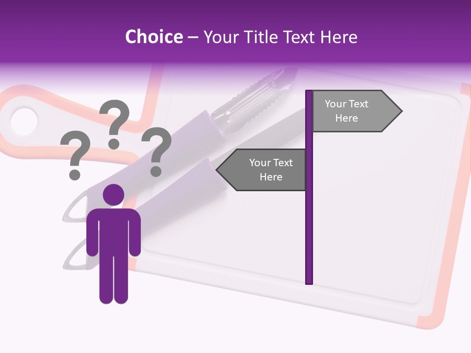 Pattern Slice White PowerPoint Template