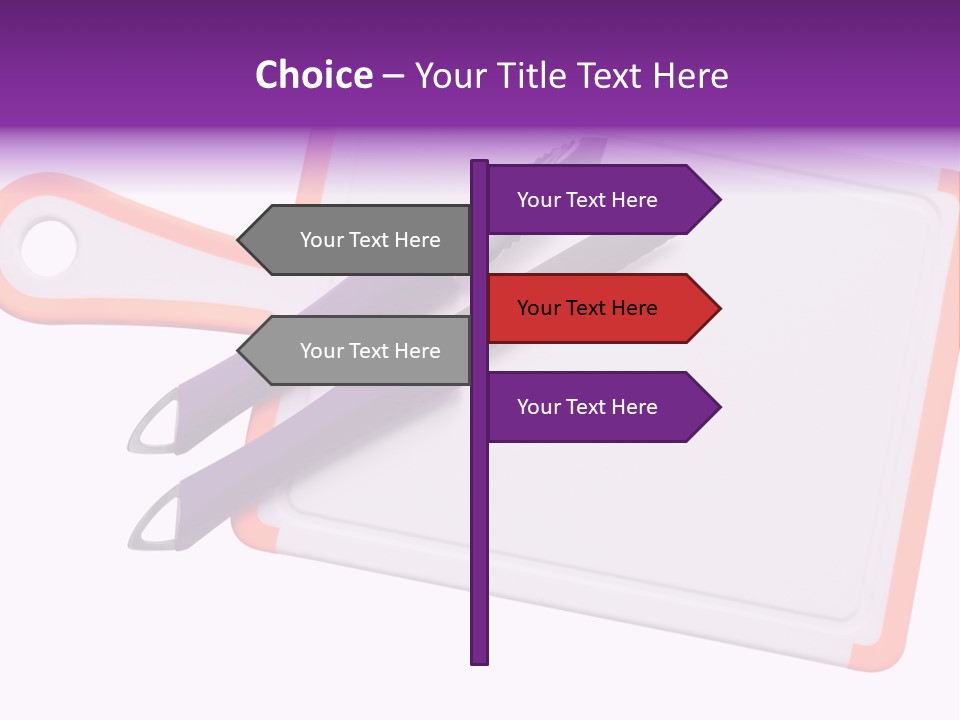 Pattern Slice White PowerPoint Template