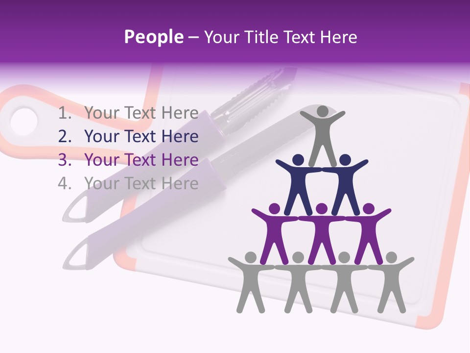 Pattern Slice White PowerPoint Template