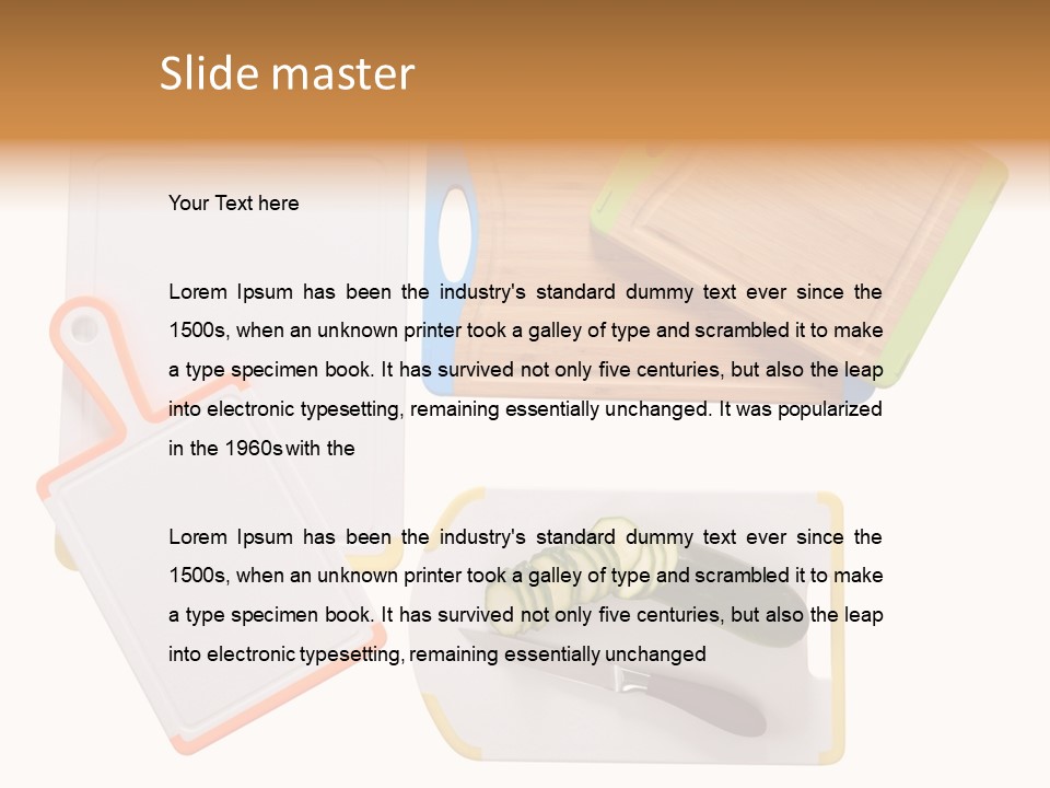 Utensil Nobody Prepare PowerPoint Template