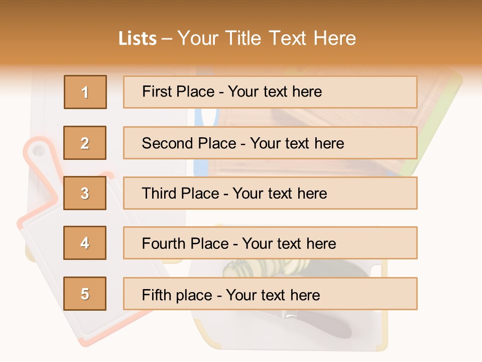 Utensil Nobody Prepare PowerPoint Template